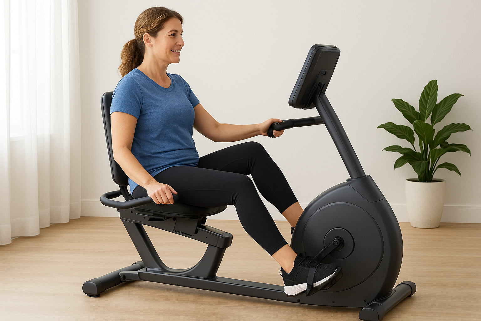 3. Recumbent exercise bikes