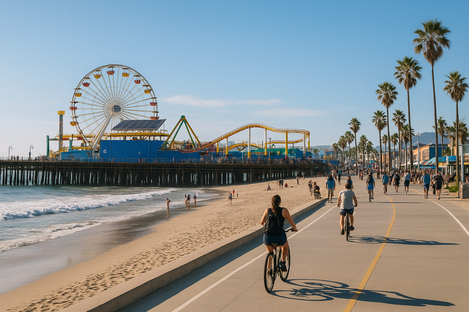 3. Stroll Santa Monica Pier and Venice Beach
