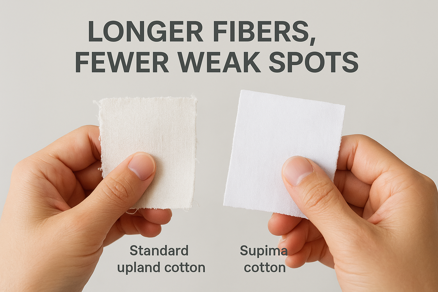 Longer fibers, fewer weak spots