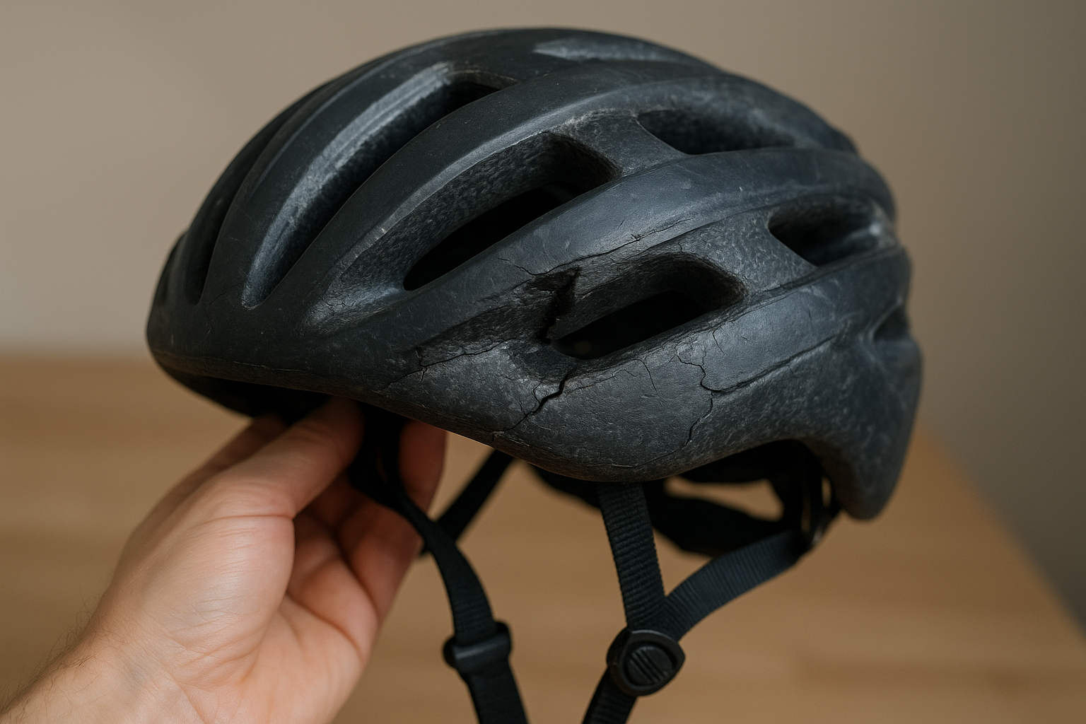 Veiligheidsrisico's van gebruikte fietshelmen