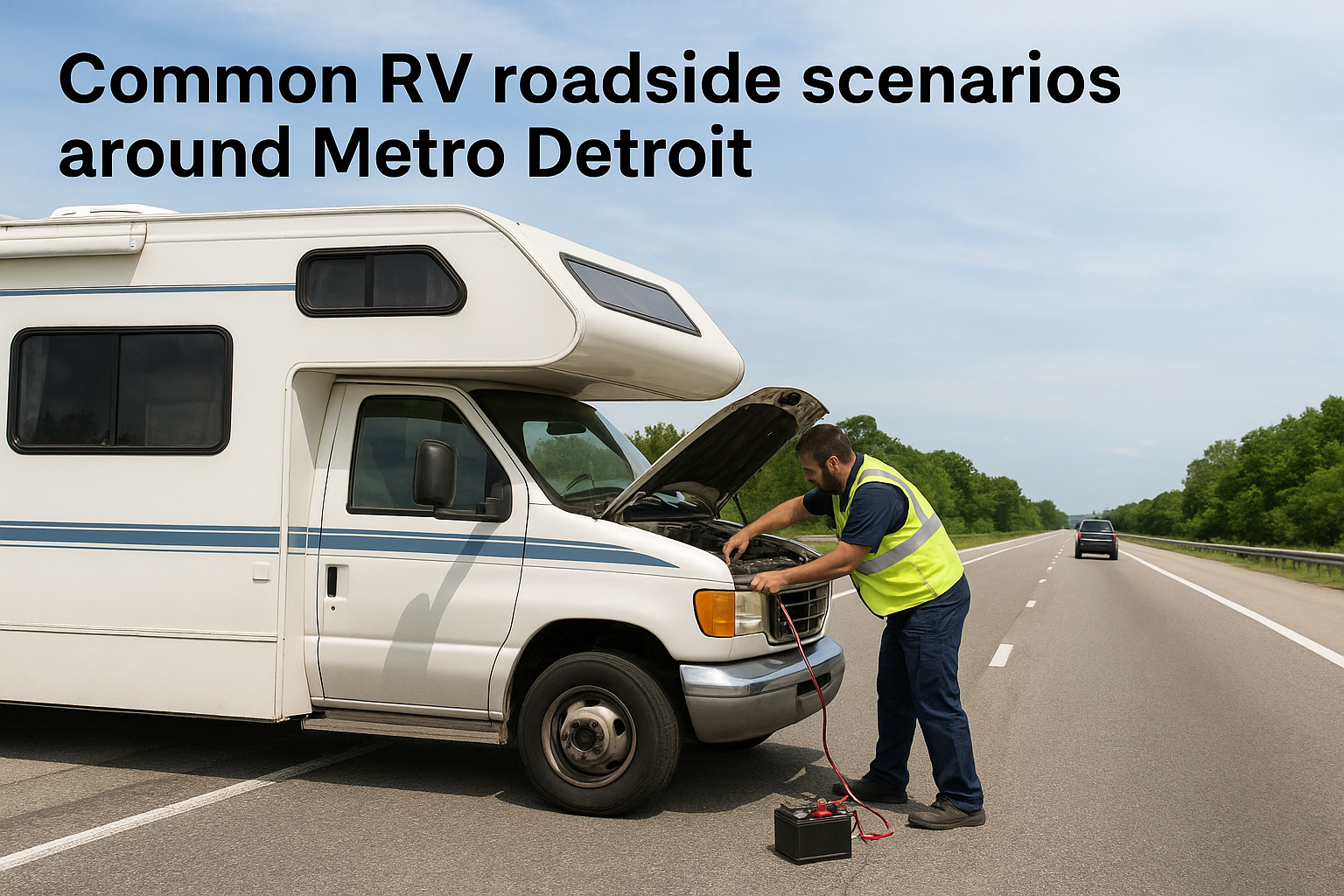 RV Towing Service: What Metro Detroit RVers Should Know Common RV roadside scenarios around Metro Detroit