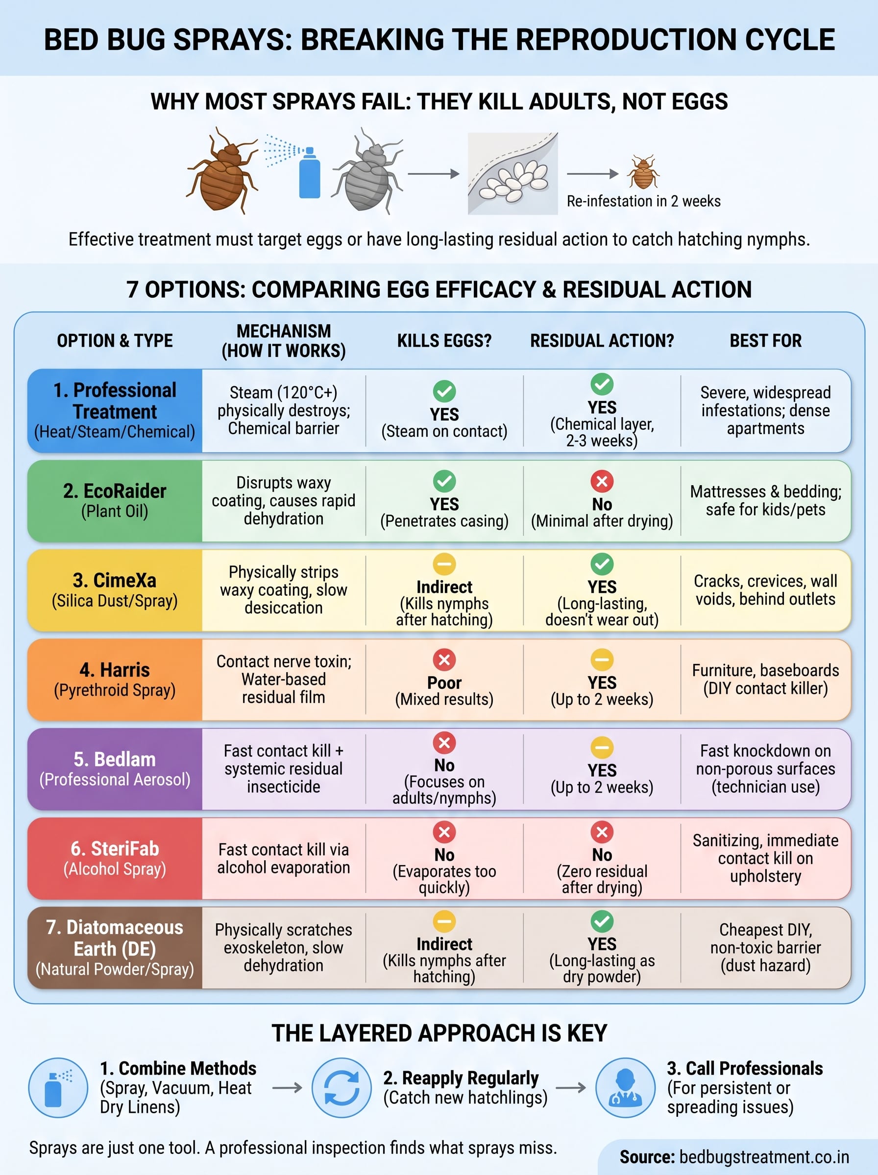bed bugs killing spray infographic