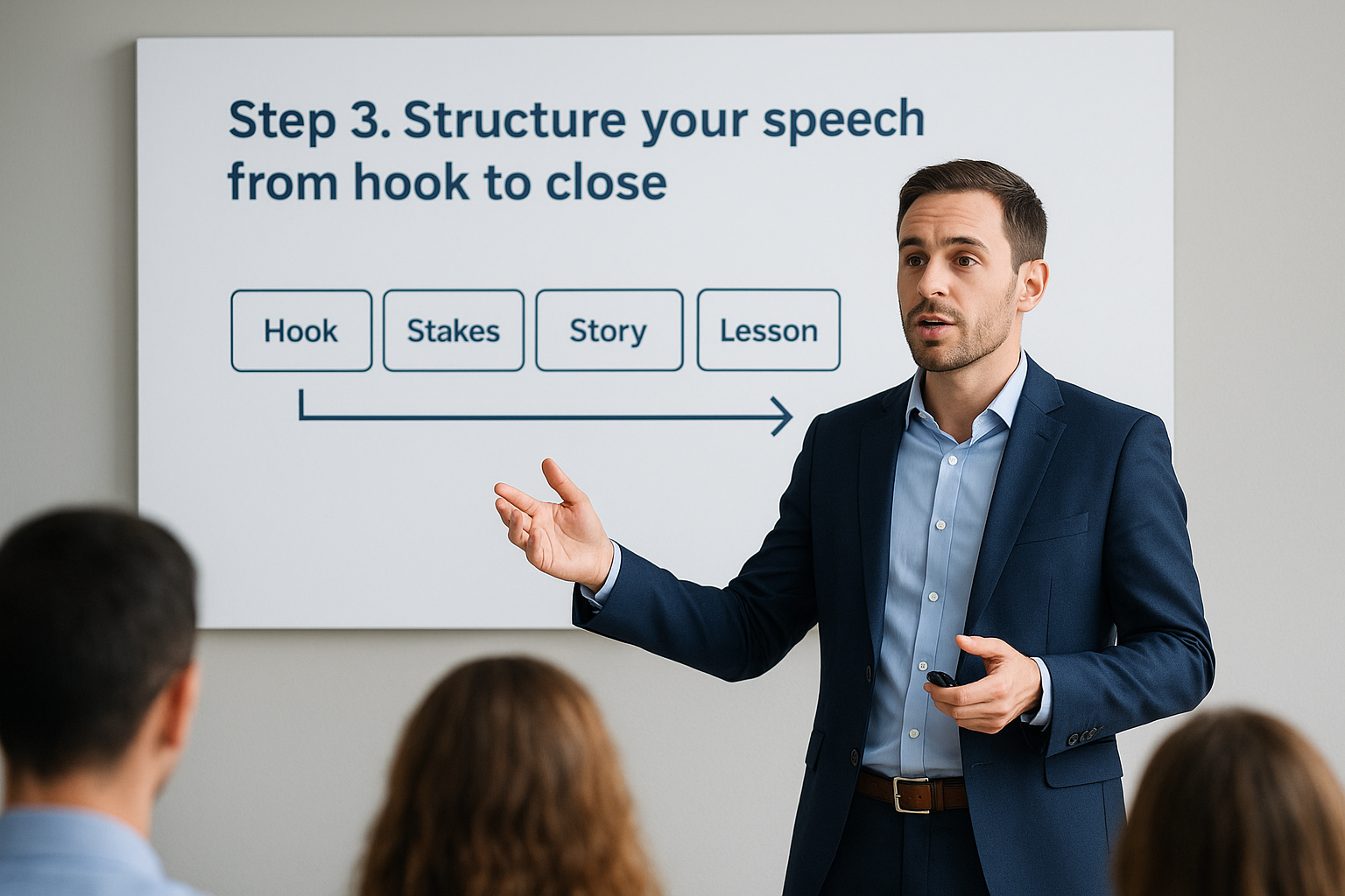 Step 3. Structure your speech from hook to close