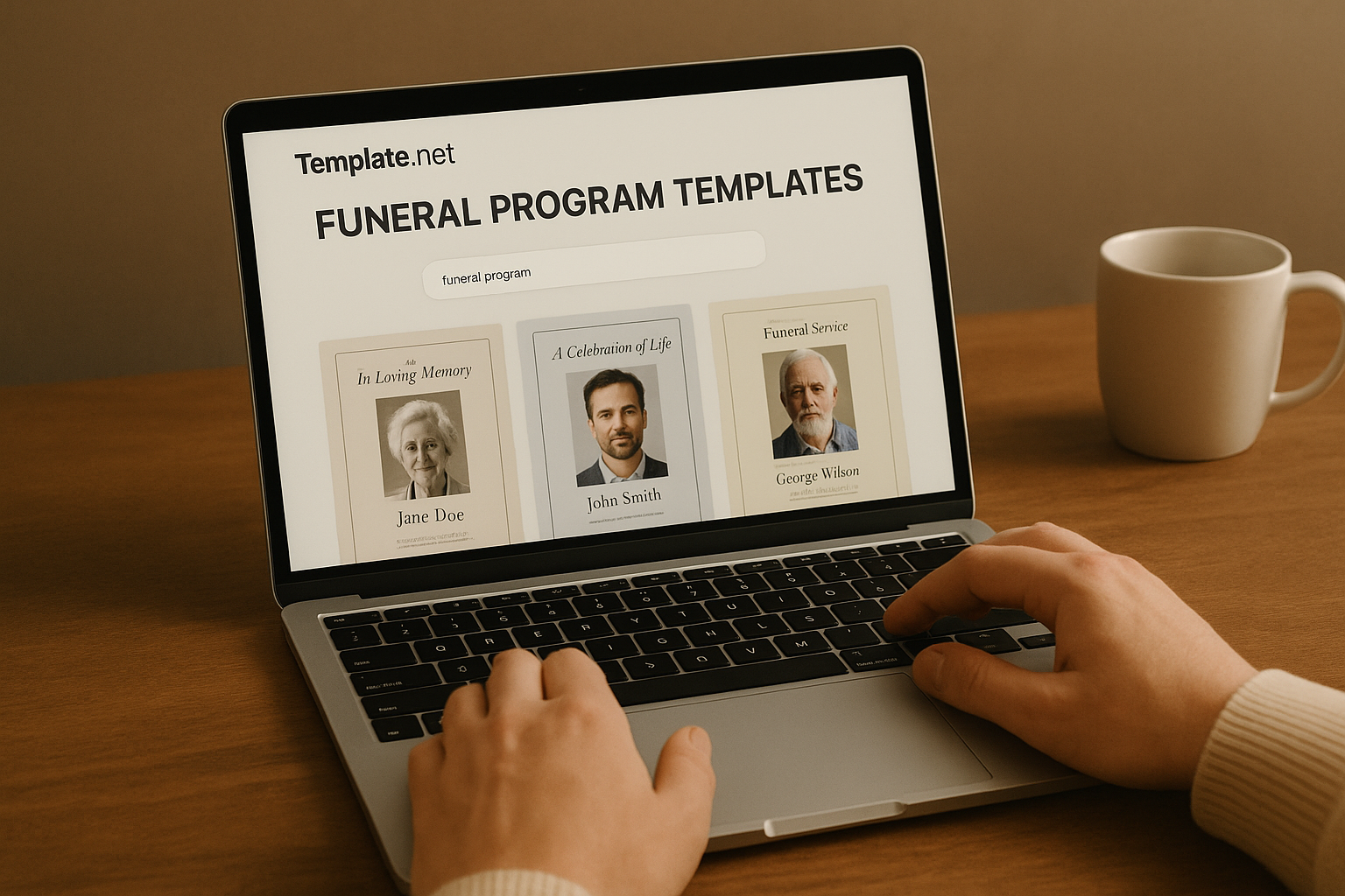 4. Template.net funeral program templates