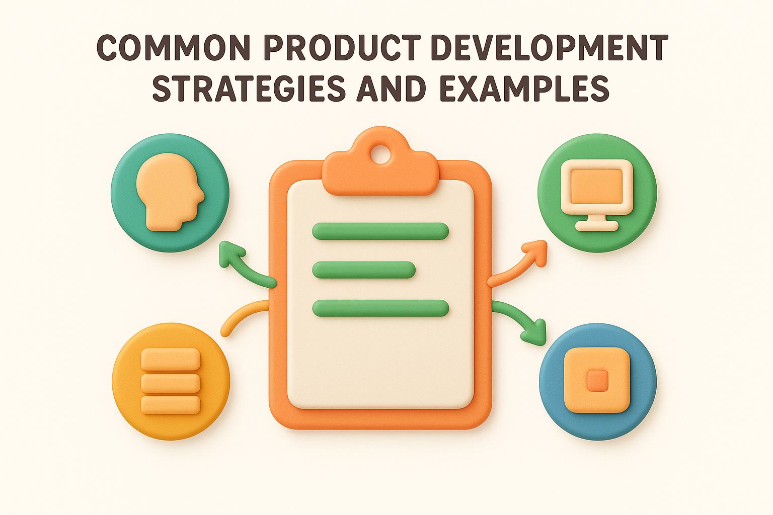Common product development strategies and examples