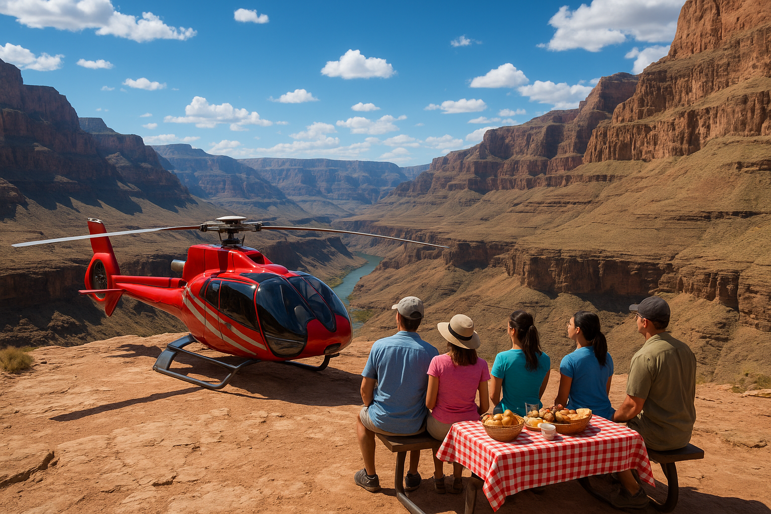 9. Grand Canyon deluxe helicopter tour with landing