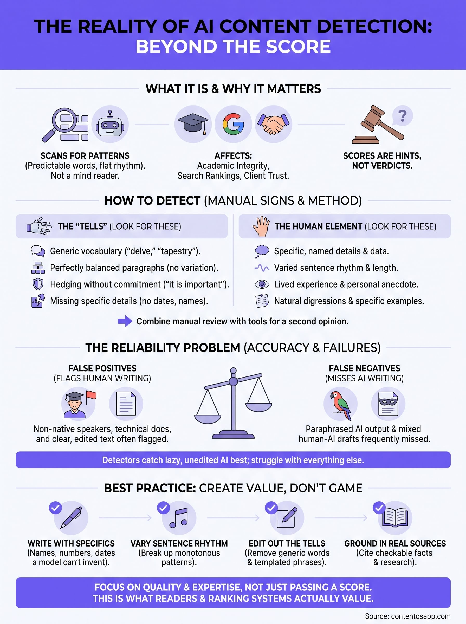 ai content detection infographic