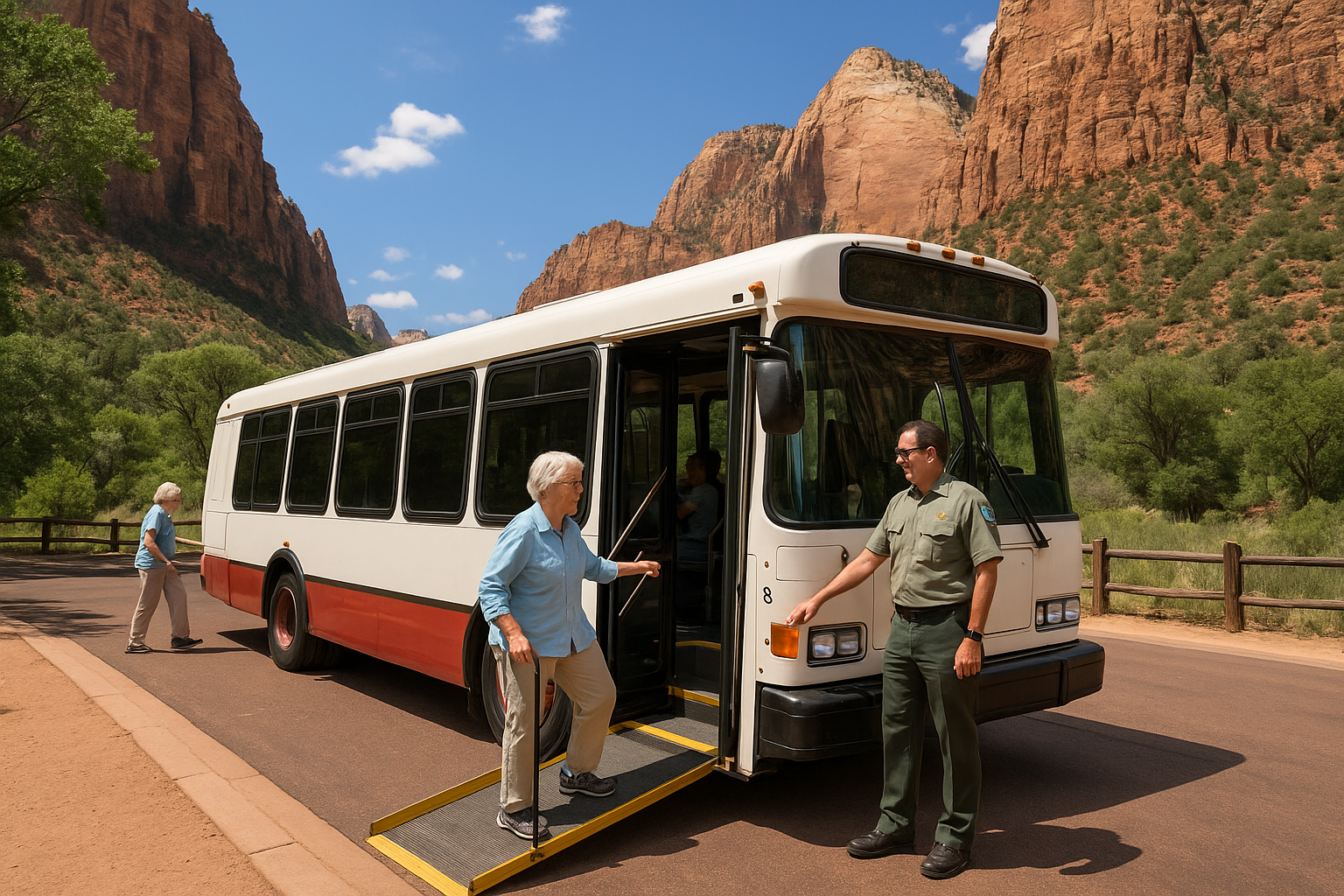 3. Zion Canyon Scenic Shuttle Tour