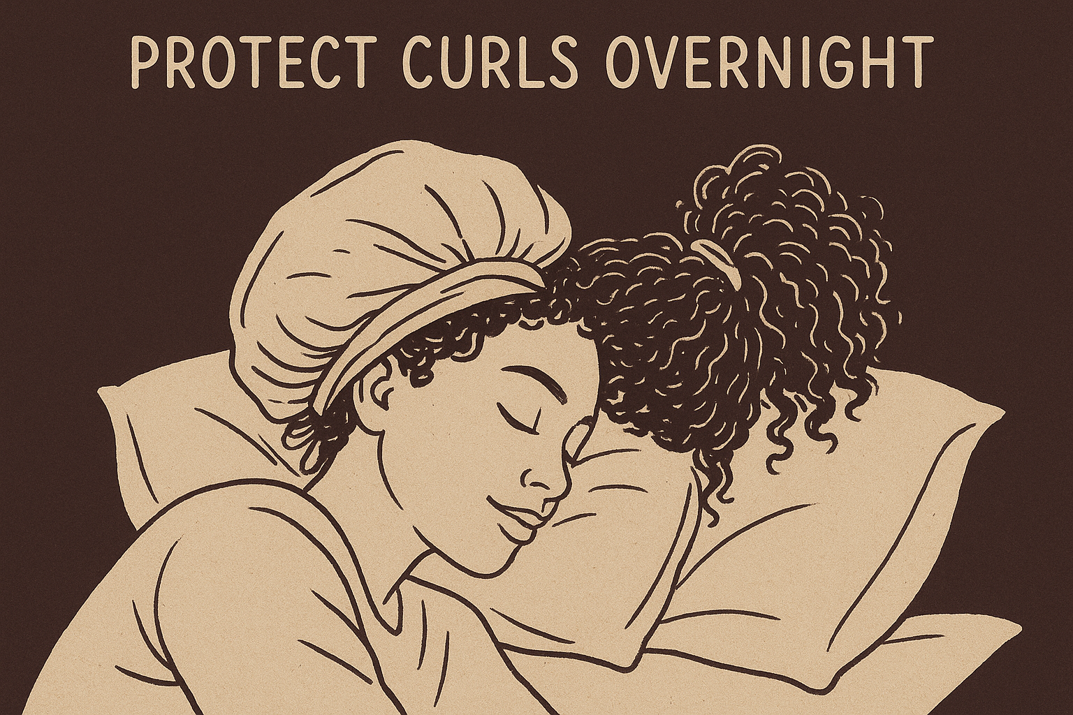 Protect curls overnight