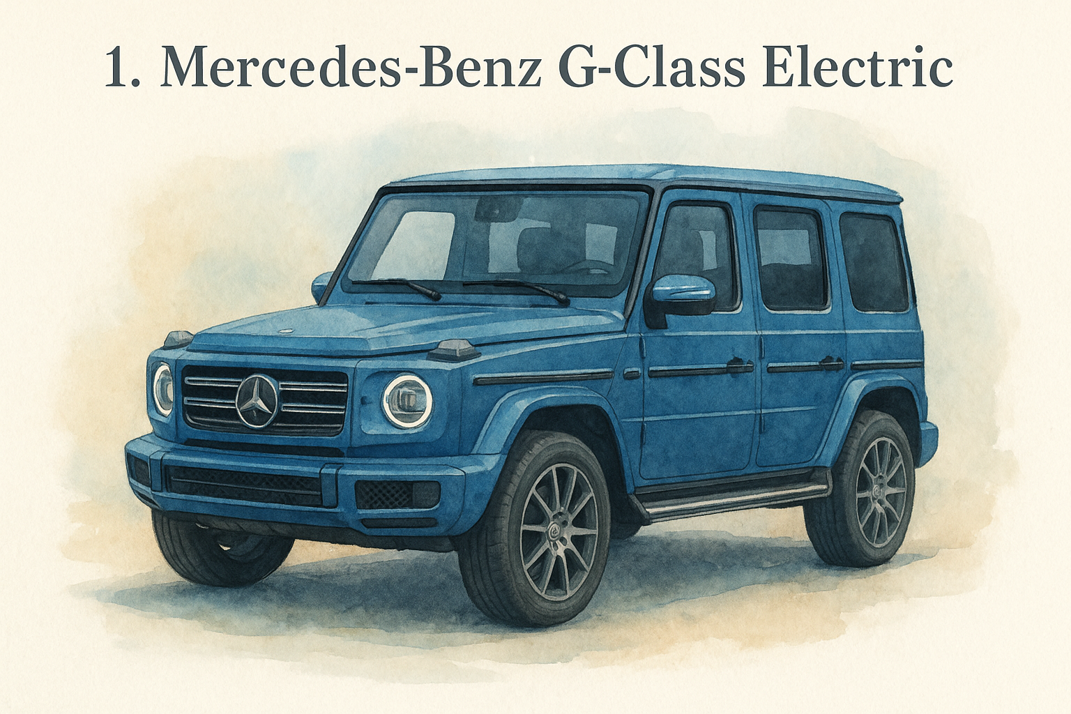 1. Mercedes-Benz G-Class Electric
