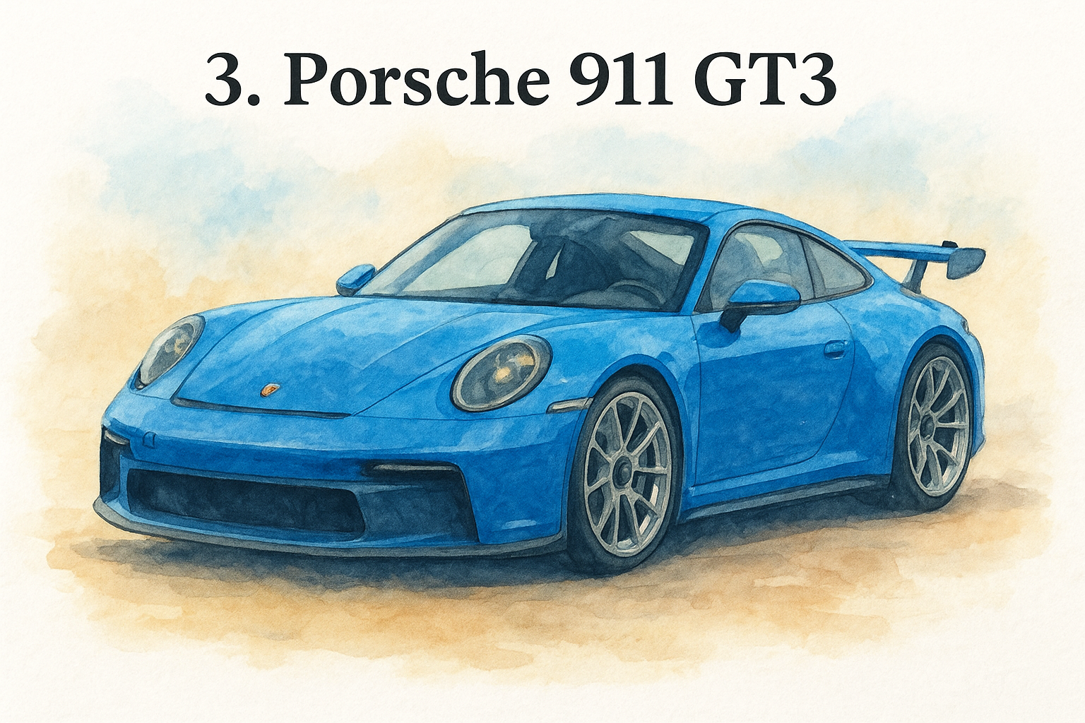 3. Porsche 911 GT3