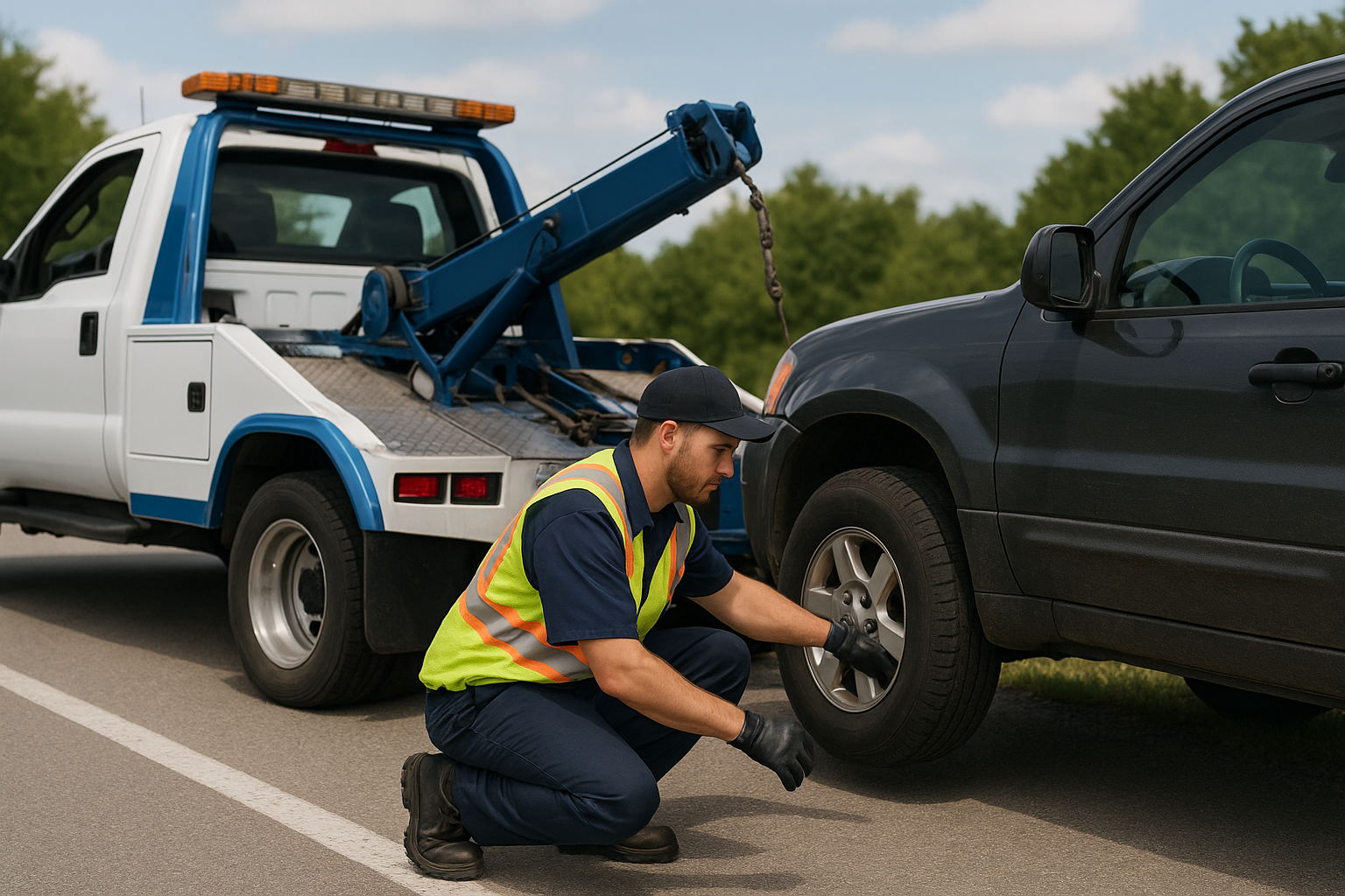 Truck Towing Service Near Me: Detroit's 24/7 Heavy Tow Help What to expect when Skyline Towing arrives