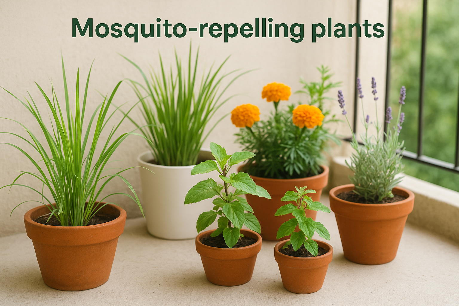 4. Mosquito-repelling plants