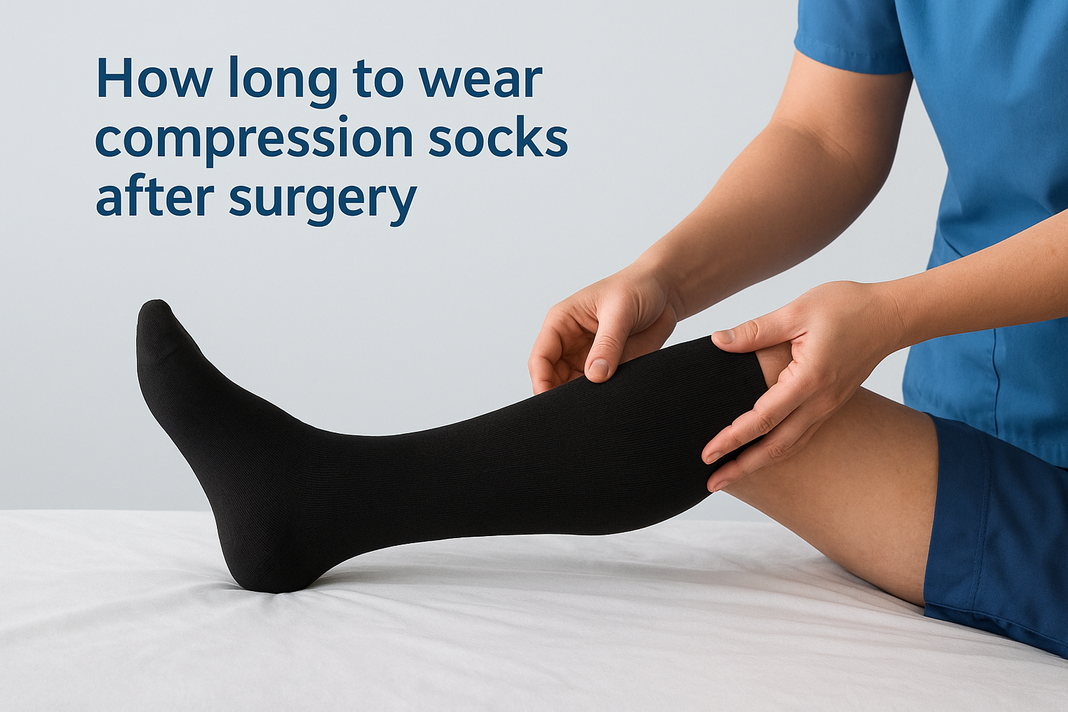 How long to wear compression socks after surgery