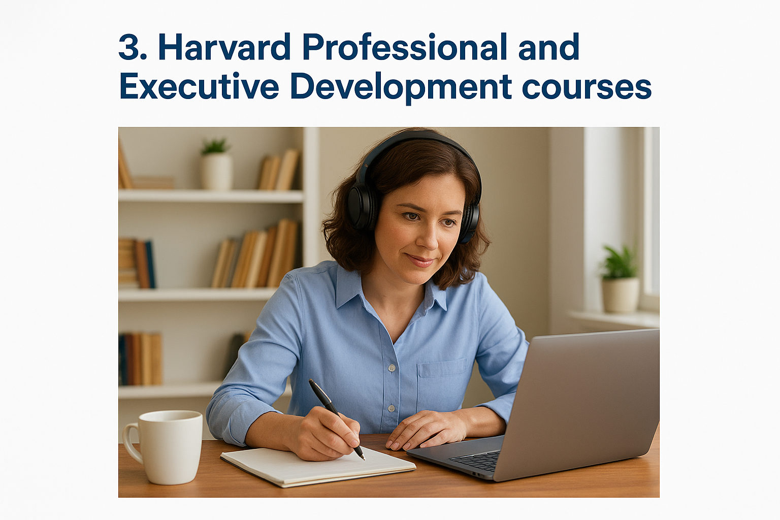 3. Harvard Professional and Executive Development courses