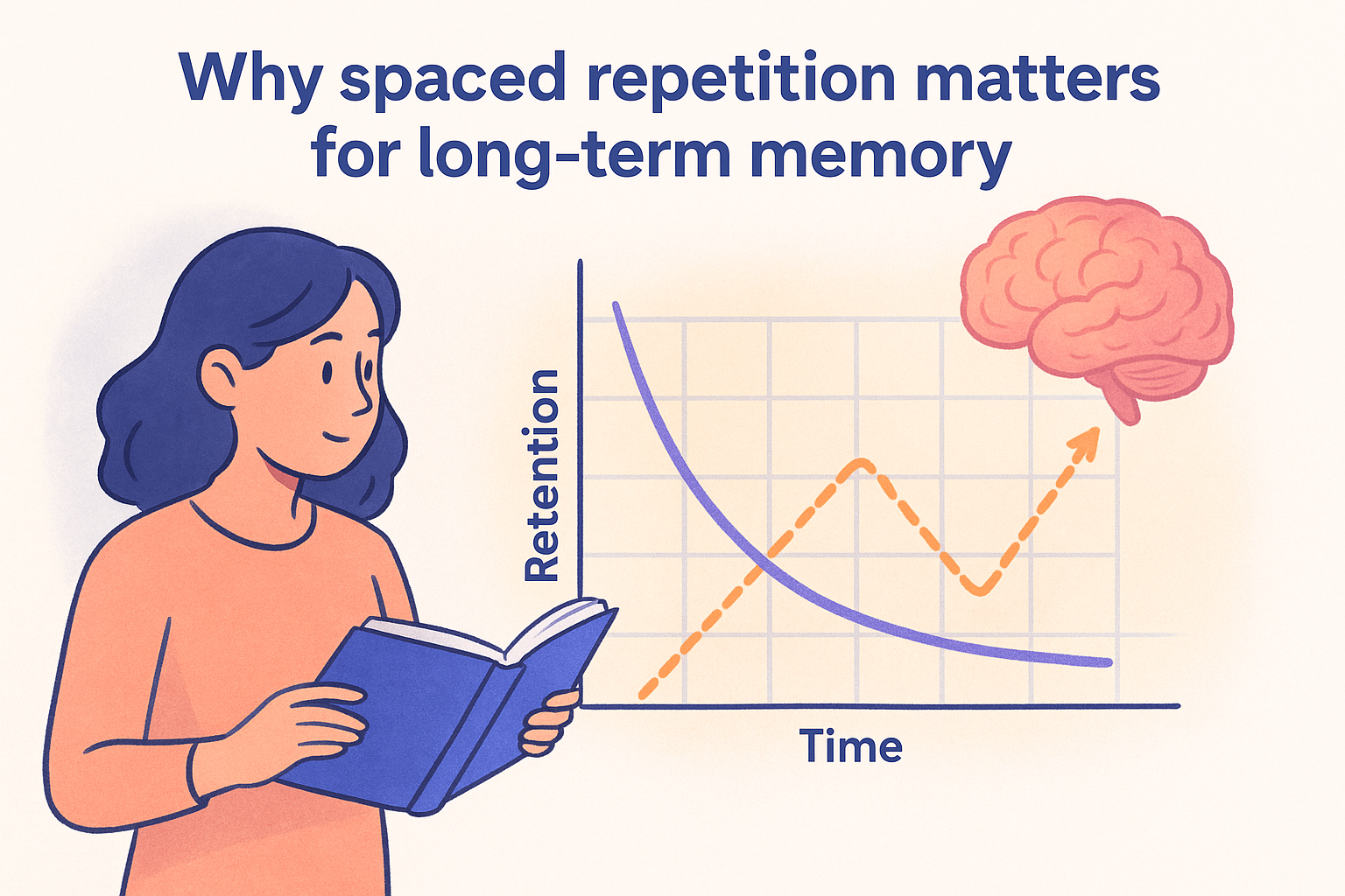 Why spaced repetition matters for long-term memory