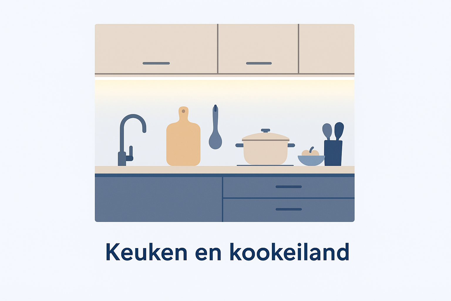 Keuken en kookeiland