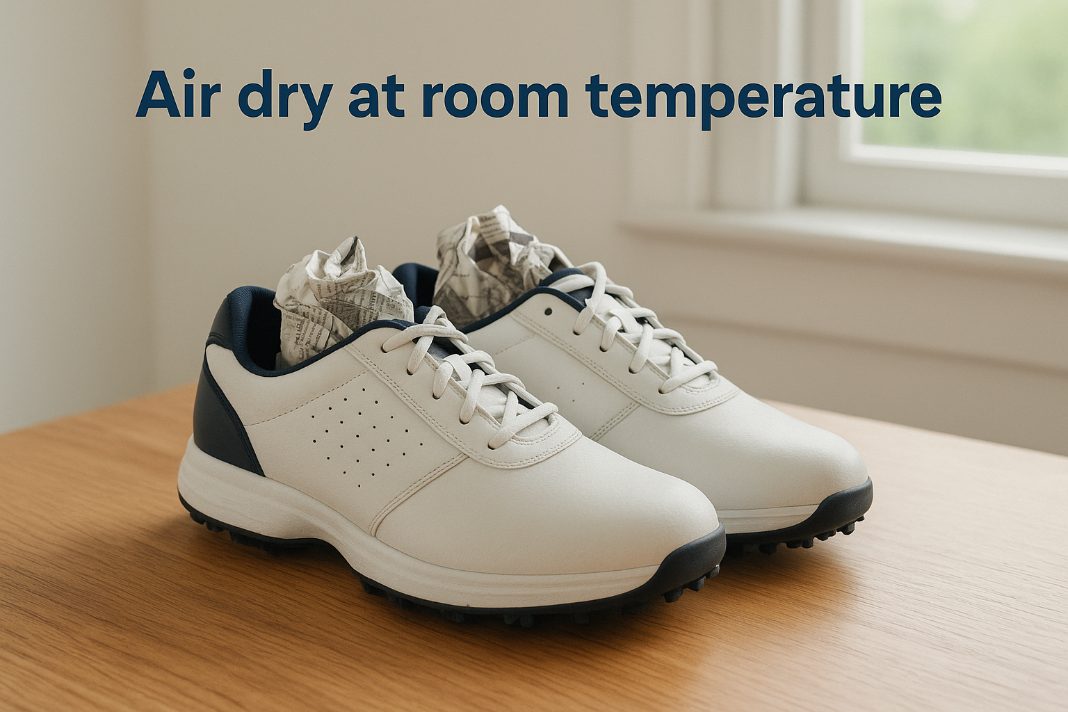 Air dry at room temperature