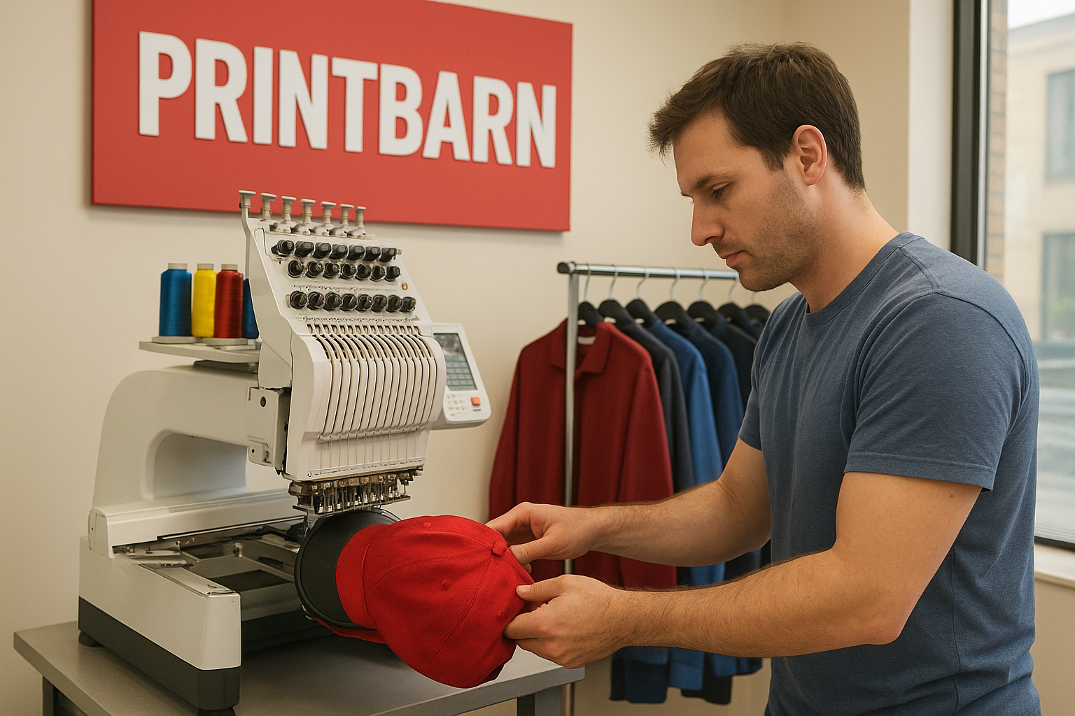 3. PrintBarn – same-day custom embroidery in Toronto