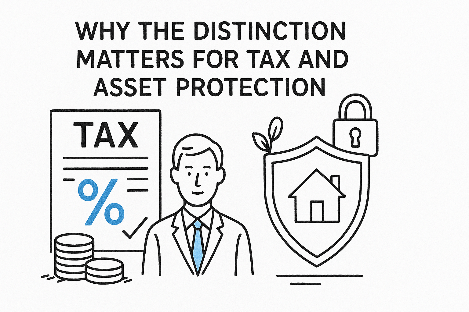 Why the distinction matters for tax and asset protection