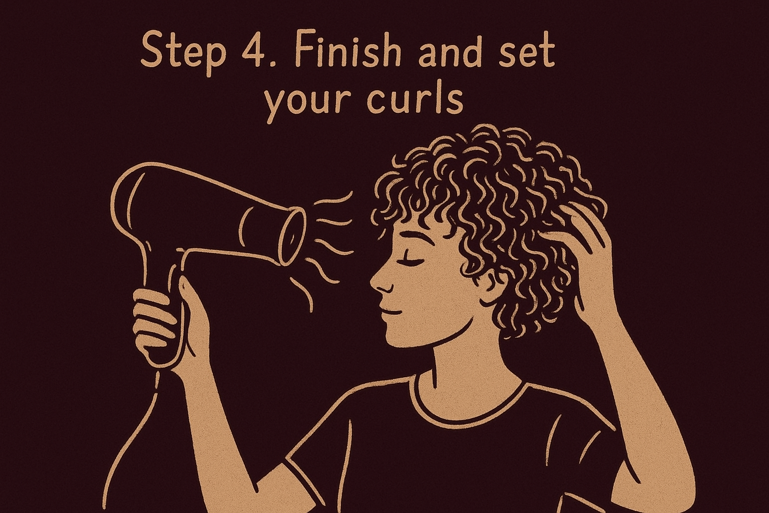 Step 4. Finish and set your curls