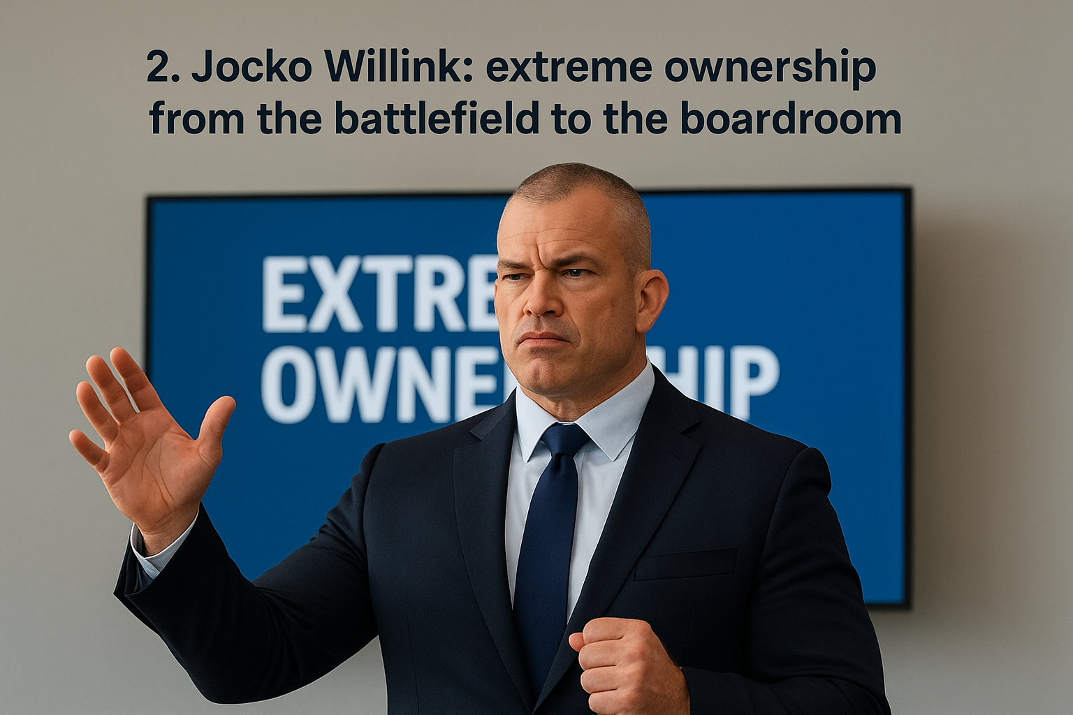 2. Jocko Willink: extreme ownership from the battlefield to the boardroom