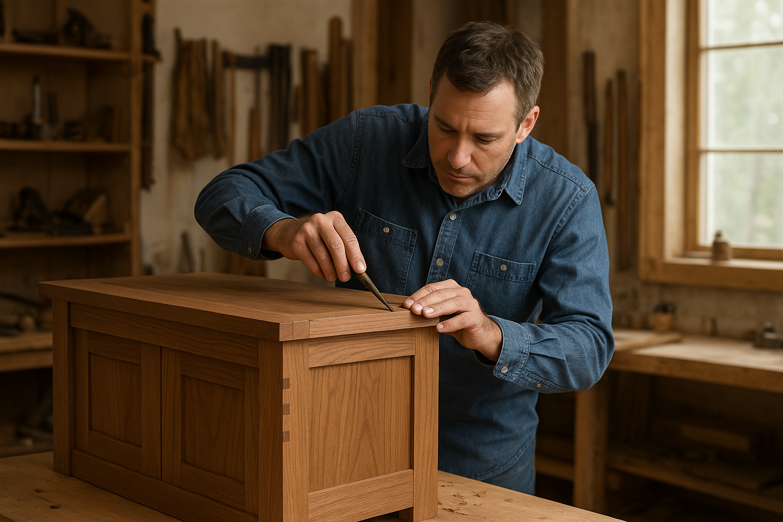 3. Custom furniture makers and fine woodworkers