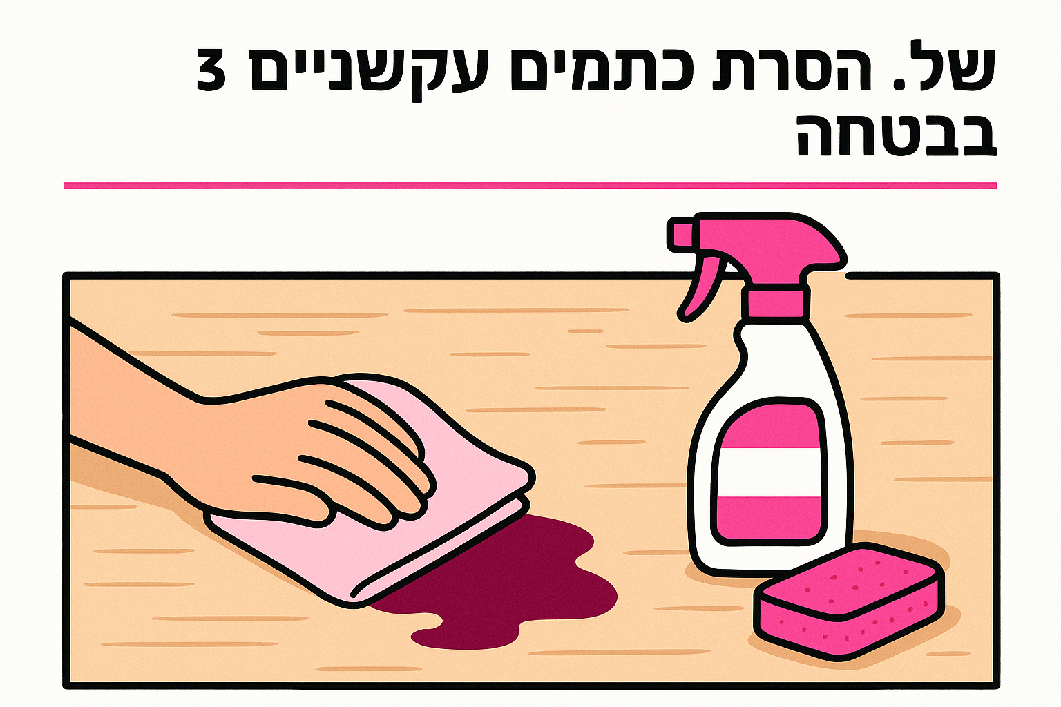 שלב 3. הסרת כתמים עקשניים בבטחה