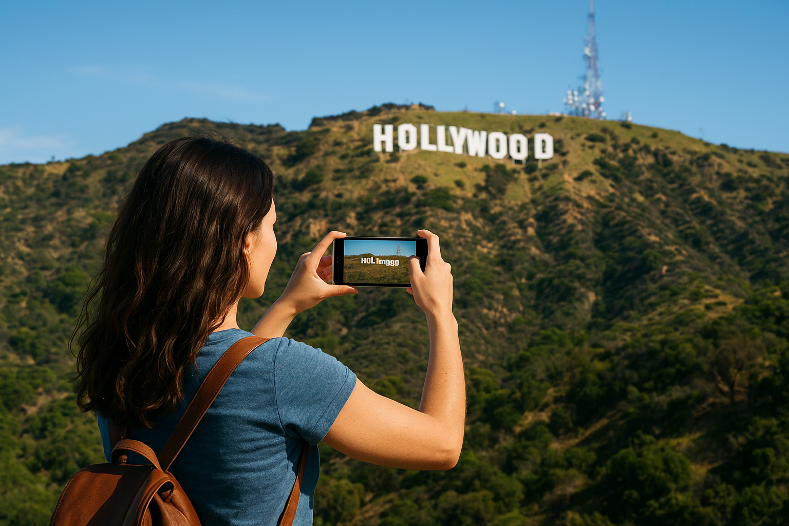3. Snap a photo with the Hollywood sign