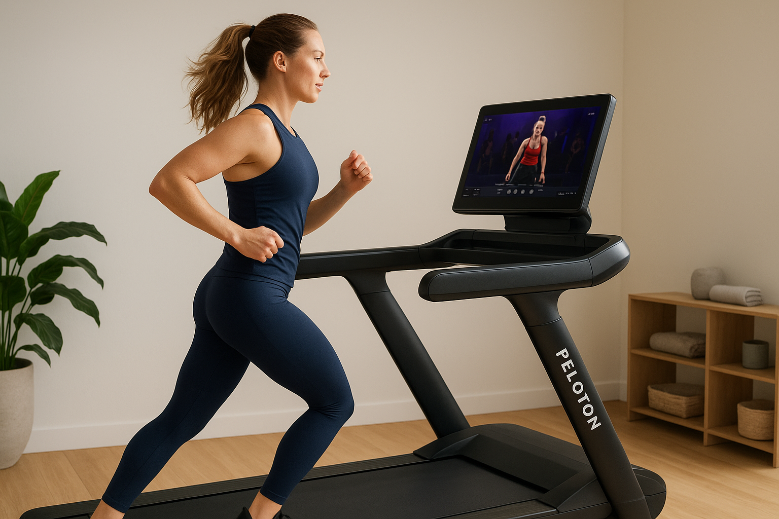 5. Peloton Tread: best treadmill for streaming fitness classes