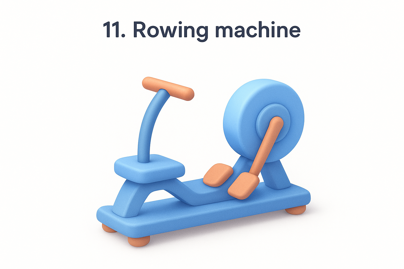 11. Rowing machine