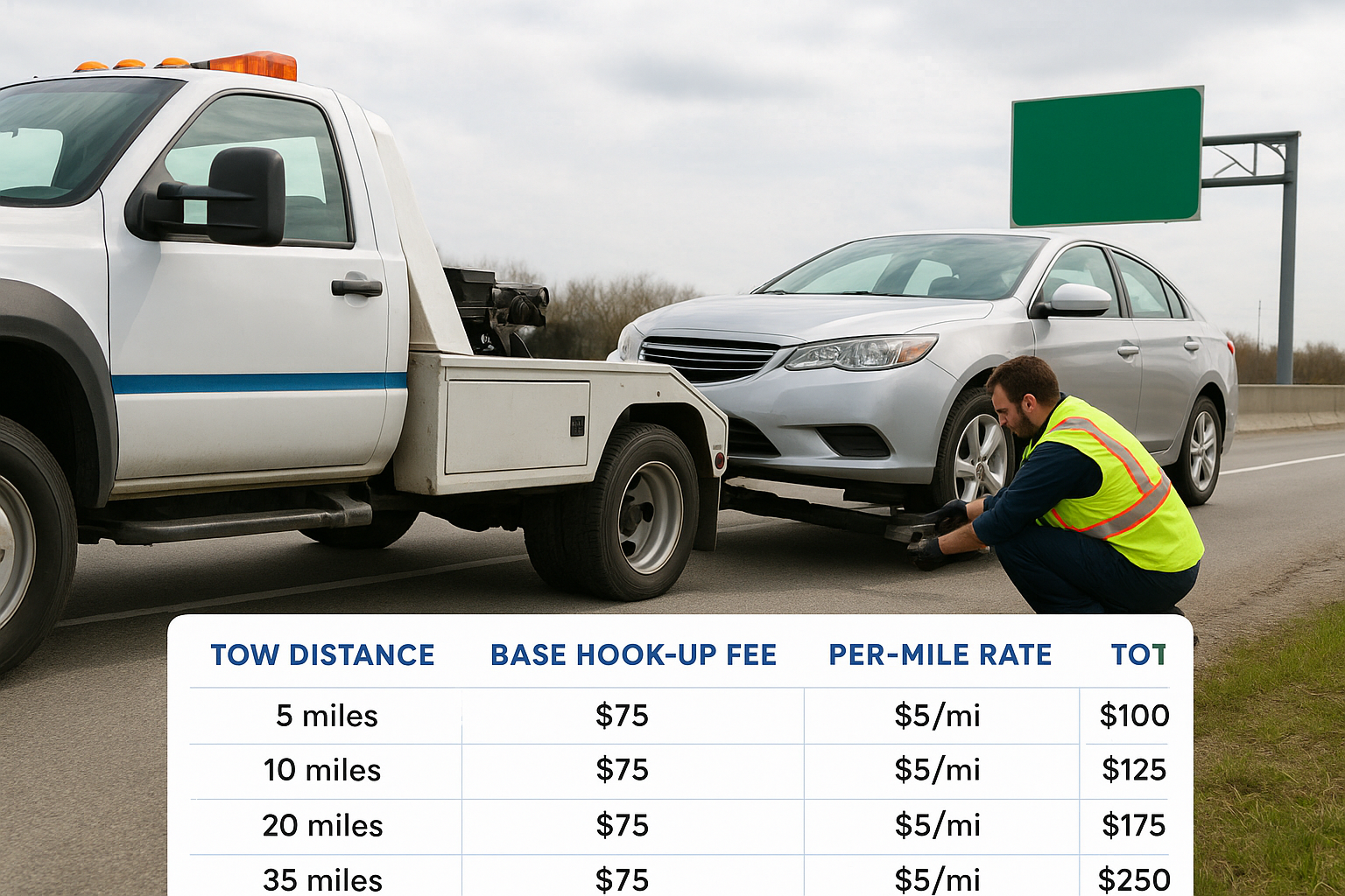 Average Towing Cost per Mile: What Detroit Drivers Pay A quick look at how the math actually works