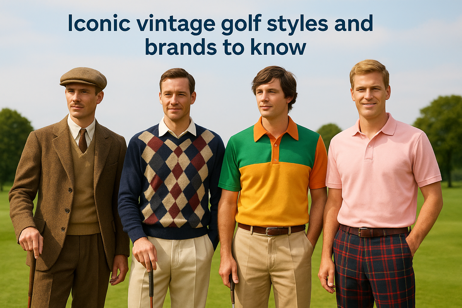 Iconic vintage golf styles and brands to know