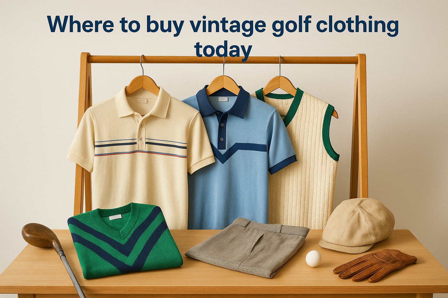 Where to buy vintage golf clothing today