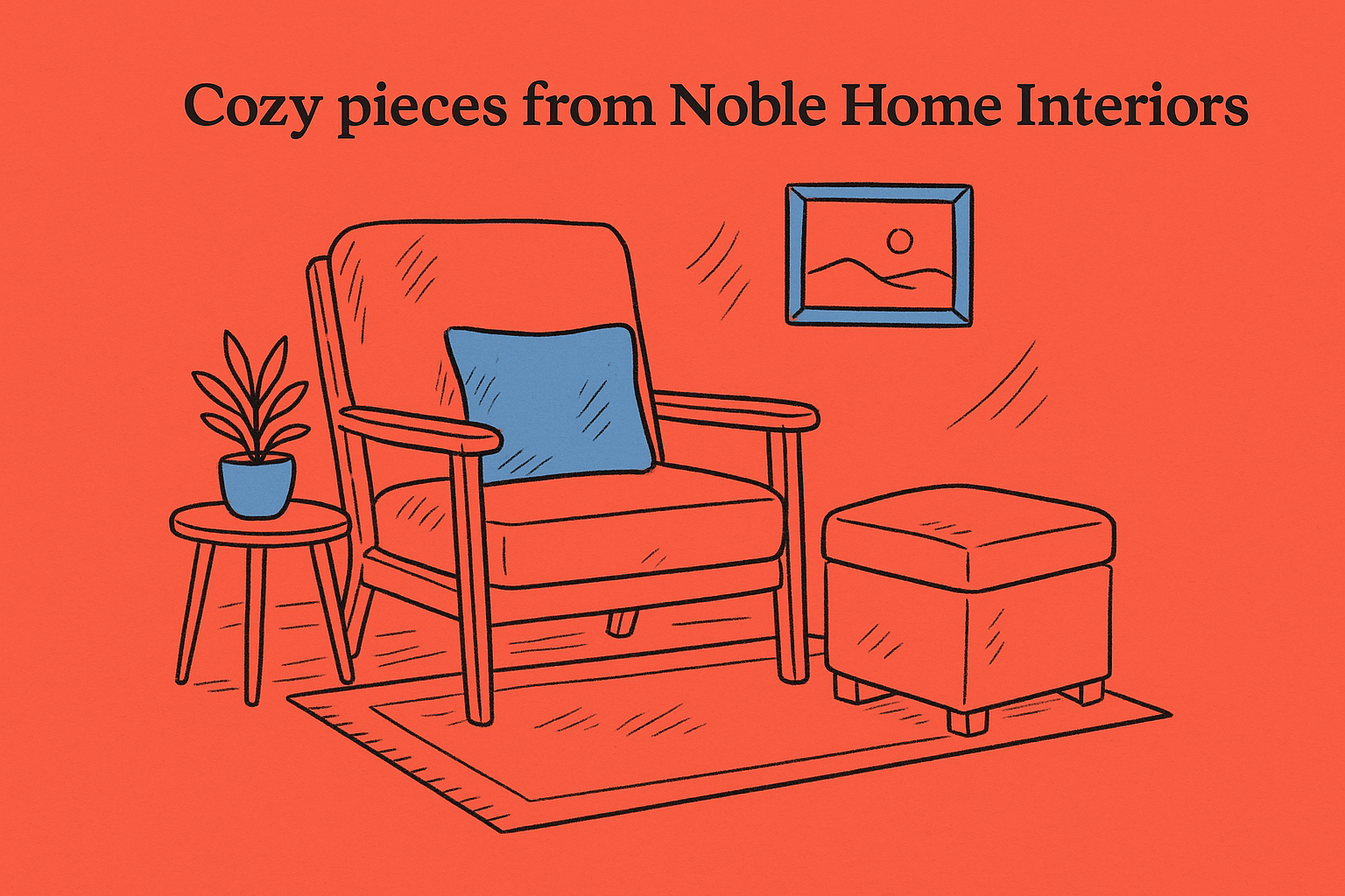 Cozy pieces from Noble Home Interiors