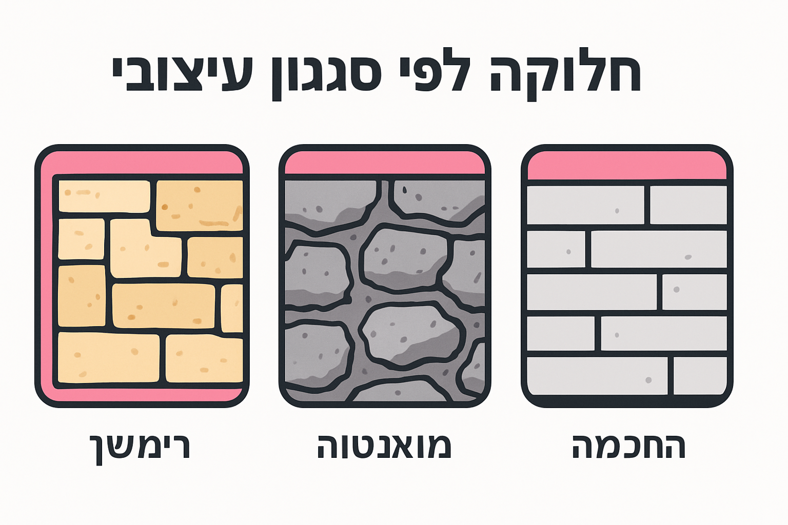 חלוקה לפי סגנון עיצובי
