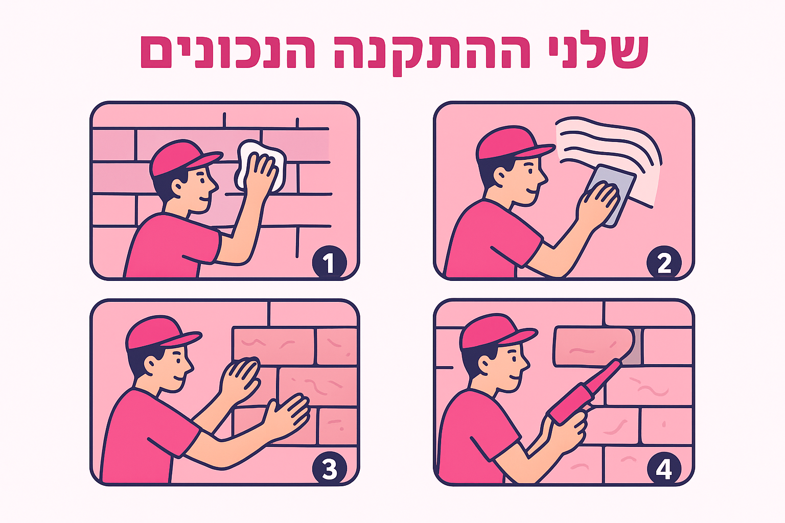 שלבי ההתקנה הנכונים
