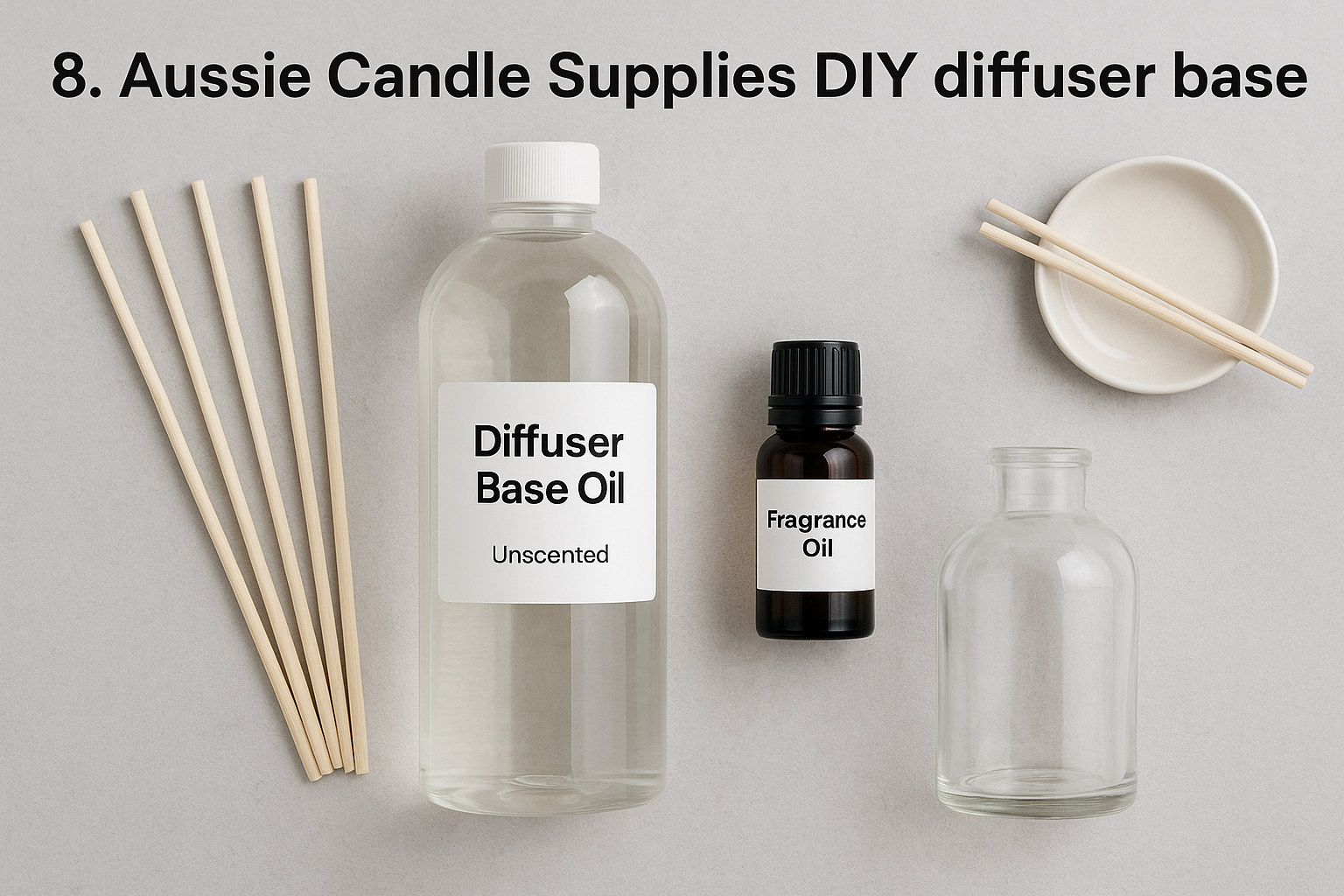 8. Aussie Candle Supplies DIY diffuser base