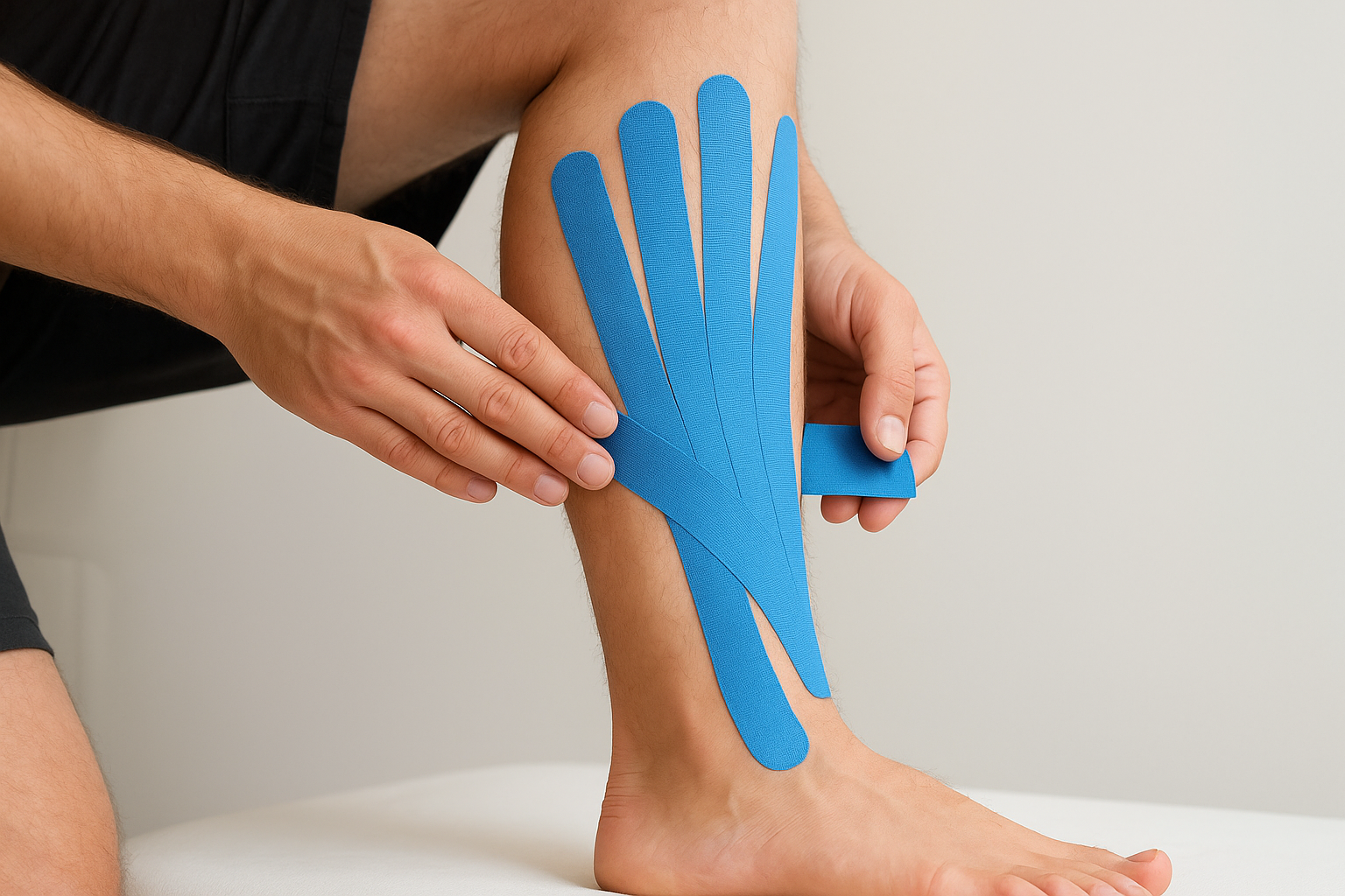 Step 4. Add the support strips along the shin