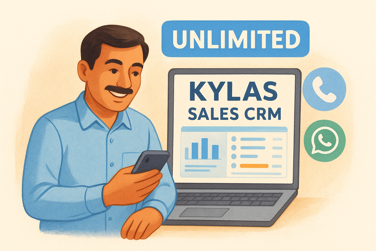 6. Kylas Sales CRM