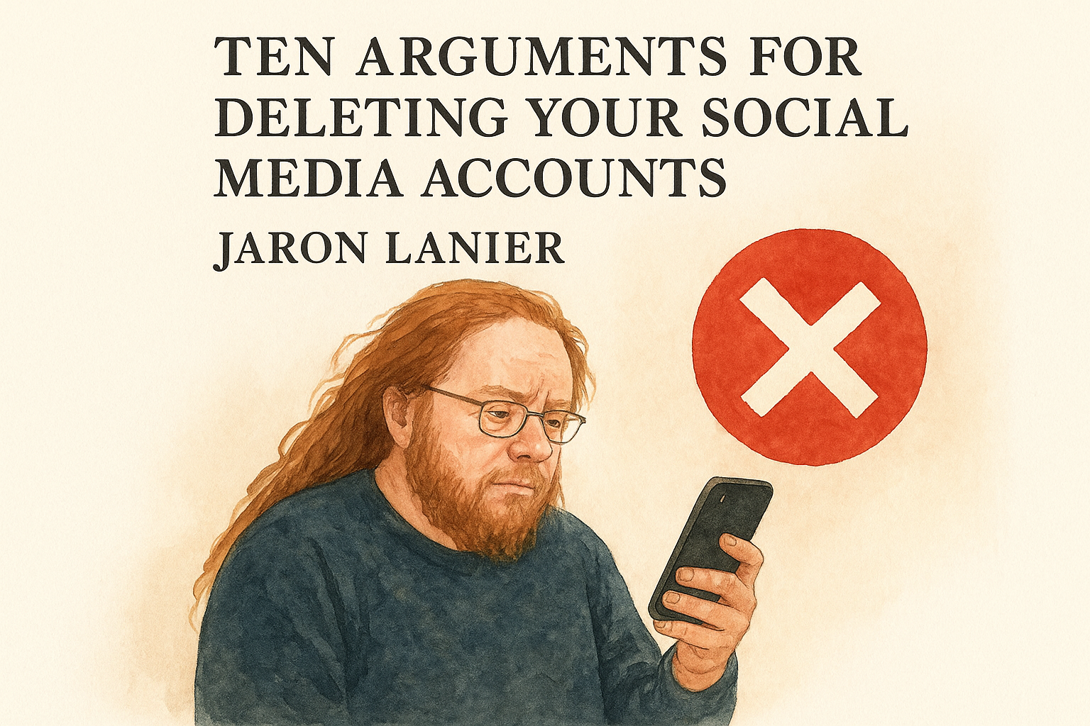 7. Ten Arguments for Deleting Your Social Media Accounts by Jaron Lanier