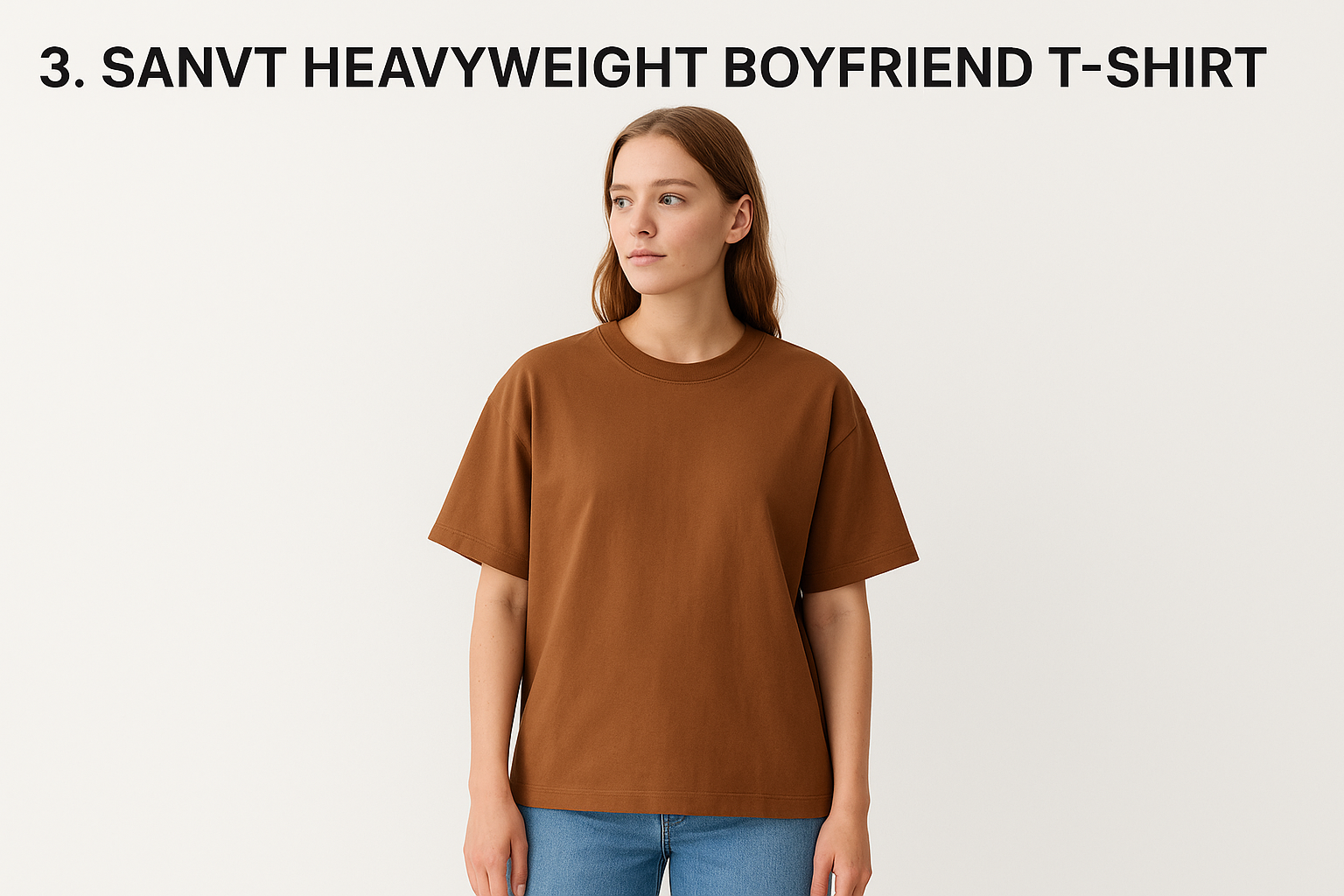 3. SANVT Heavyweight Boyfriend T-Shirt