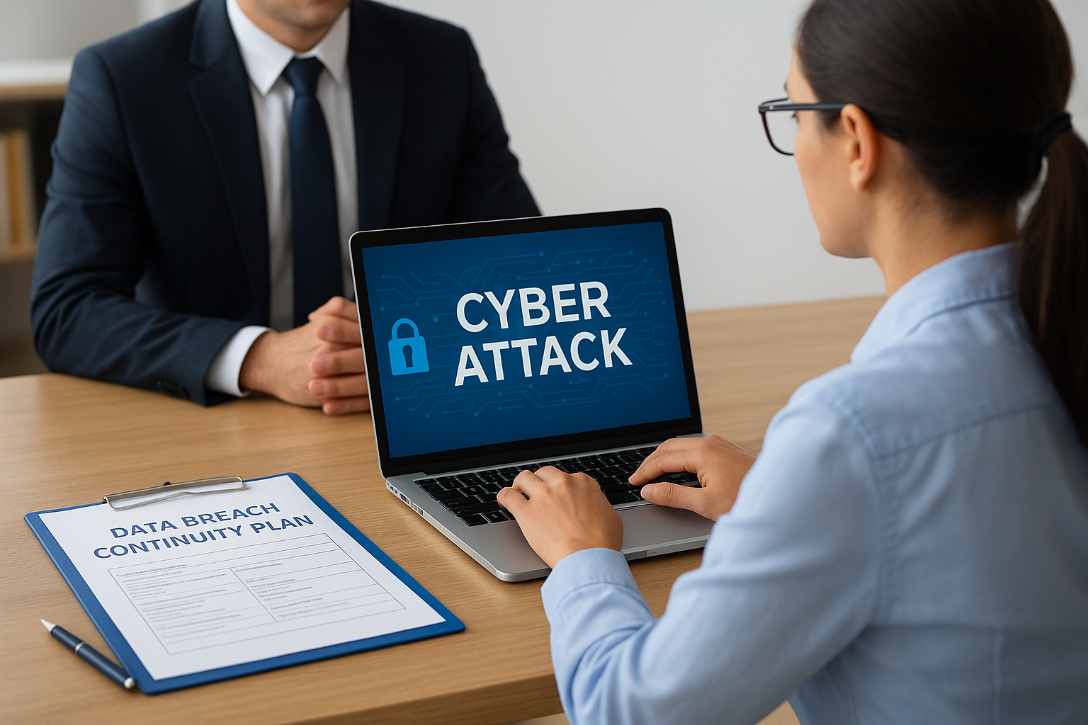 1. Cyber attack and data breach continuity plan sample
