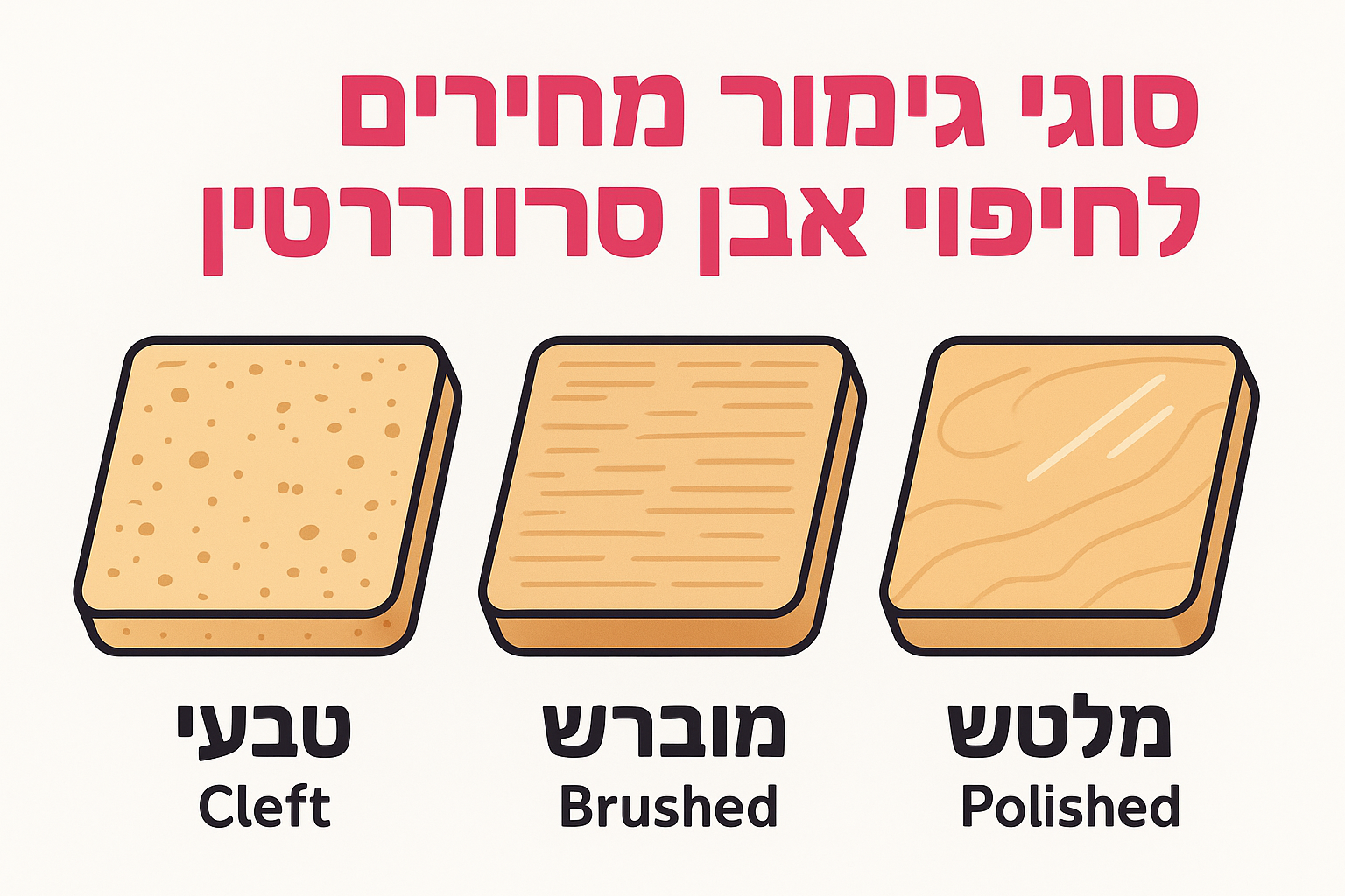 סוגי גימור ומחירים לחיפוי אבן טרוורטין