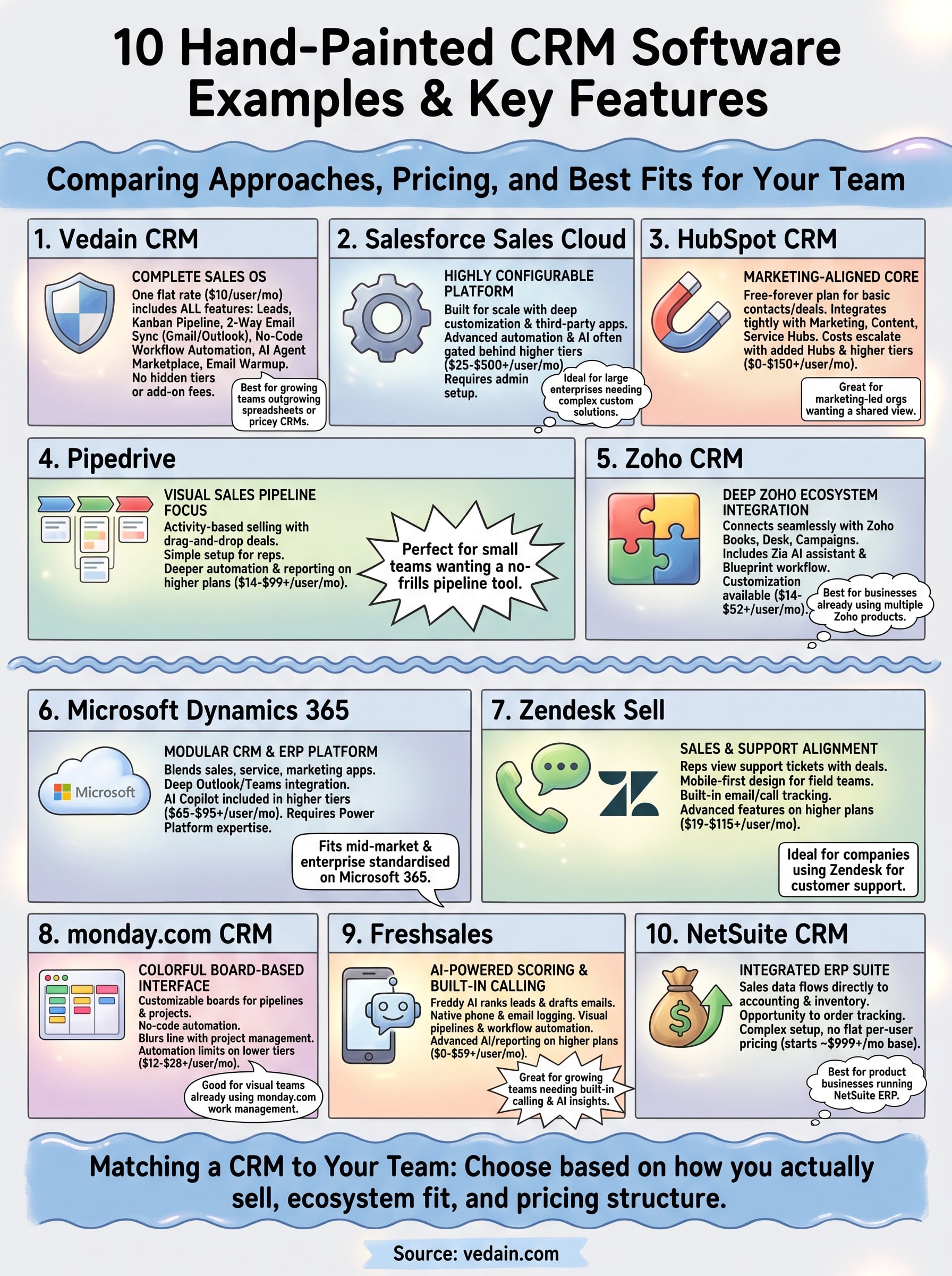example of crm software infographic