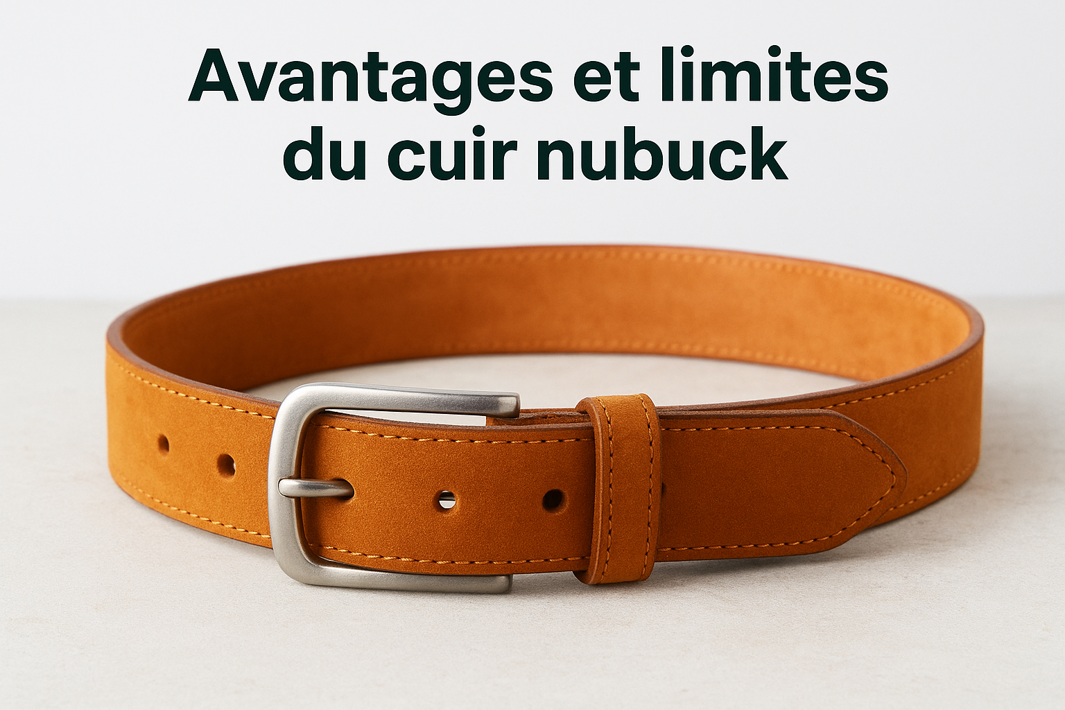 Avantages et limites du cuir nubuck