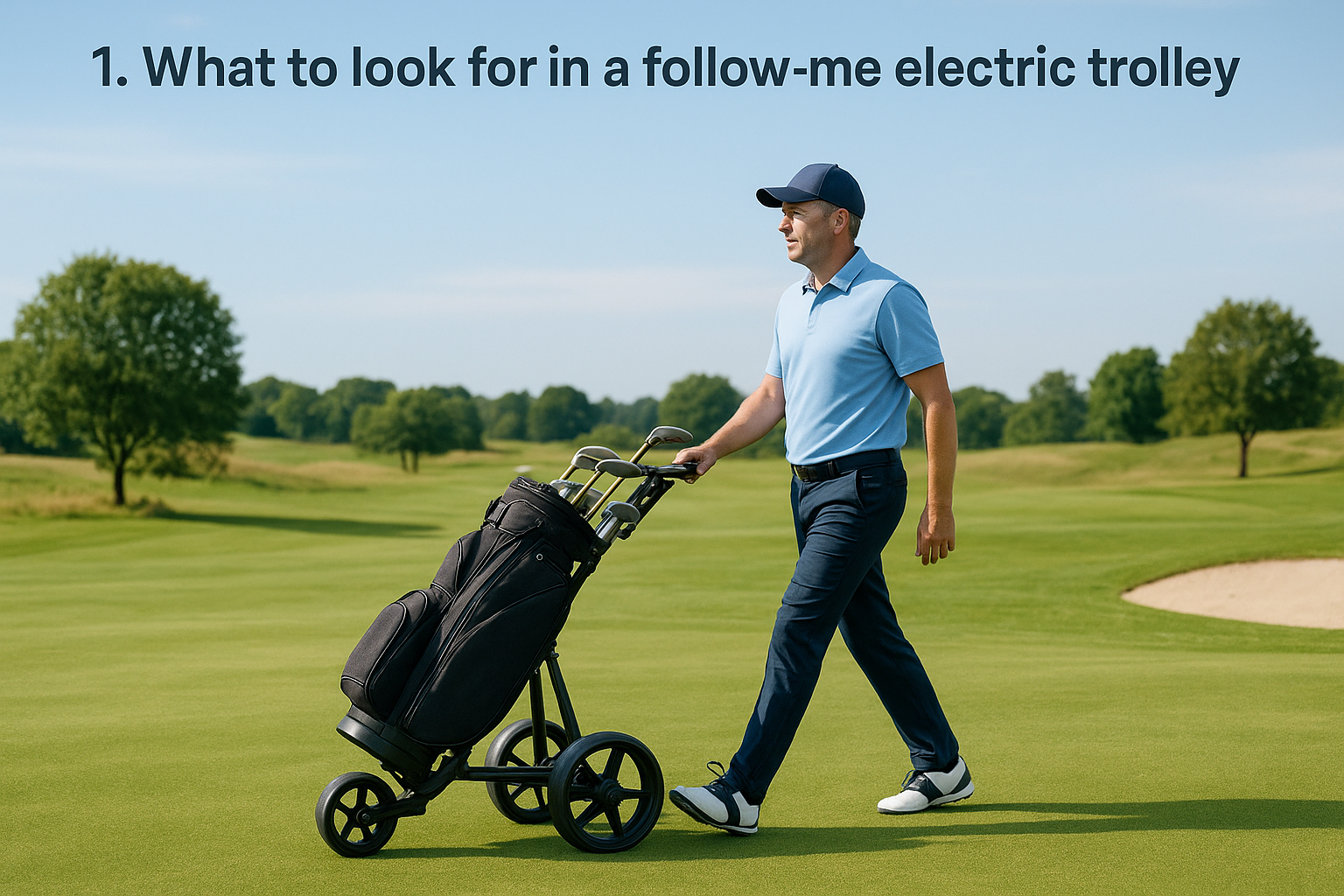 1. What to look for in a follow-me electric trolley
