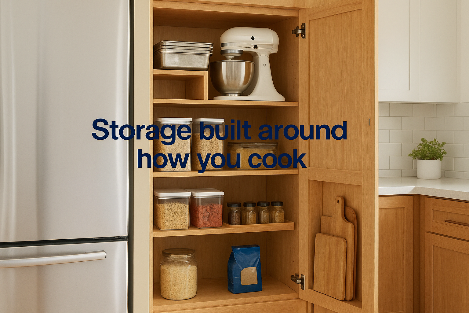 Storage built around how you cook