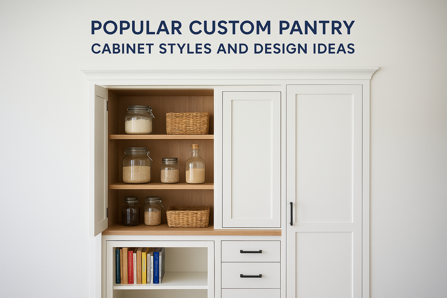 Popular custom pantry cabinet styles and design ideas