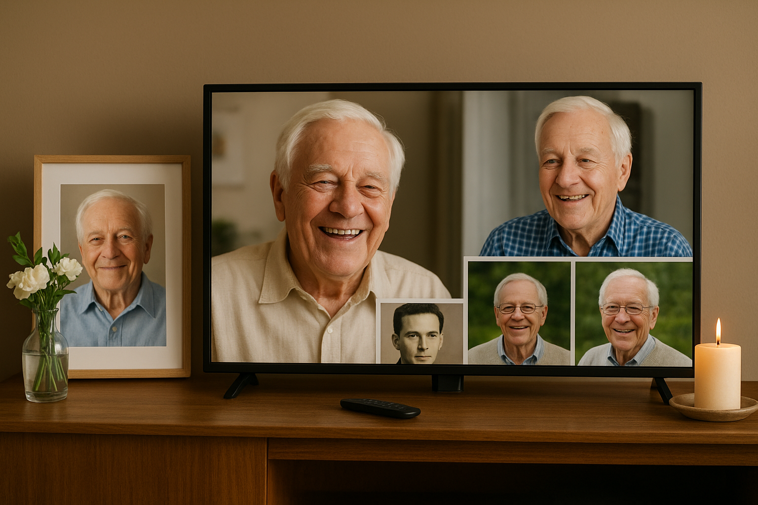 2. Photo and video tribute displays